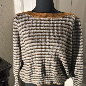 Nine West Multicolor Striped Sweater